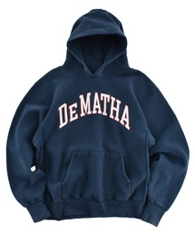 VINTAGE（ヴィンテージ）の「【USED】90's The Cotton Exchange "DEMATHA" リバースタイプ フーディー USA製（パーカー）」