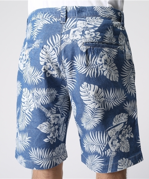 HYSTERIC GLAMOUR（ヒステリックグラマー）の「TROPIC GUITAR総柄 ショートPT（その他パンツ・メンズ・ブルー系その他/ブラック系その他・SMALL/LARGE/MEDIUM）」の10枚目の写真