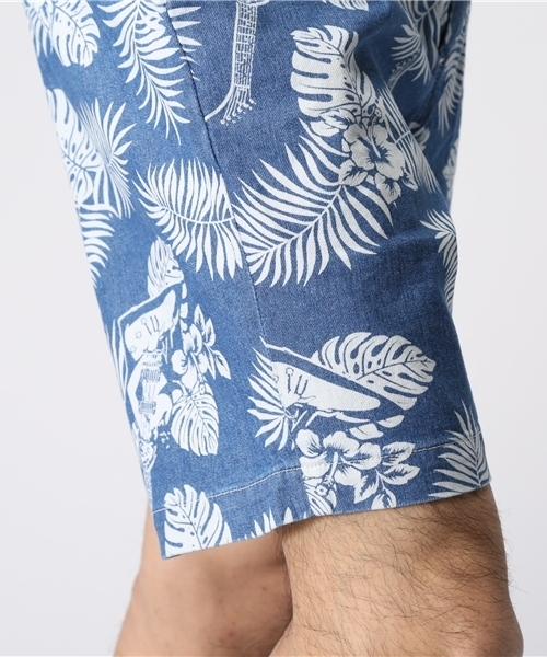 HYSTERIC GLAMOUR（ヒステリックグラマー）の「TROPIC GUITAR総柄 ショートPT（その他パンツ・メンズ・ブルー系その他/ブラック系その他・SMALL/LARGE/MEDIUM）」の3枚目の写真