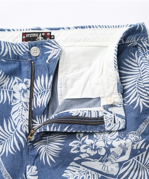 HYSTERIC GLAMOUR（ヒステリックグラマー）の「TROPIC GUITAR総柄 ショートPT（その他パンツ・メンズ・ブルー系その他/ブラック系その他・SMALL/LARGE/MEDIUM）」の4枚目の写真