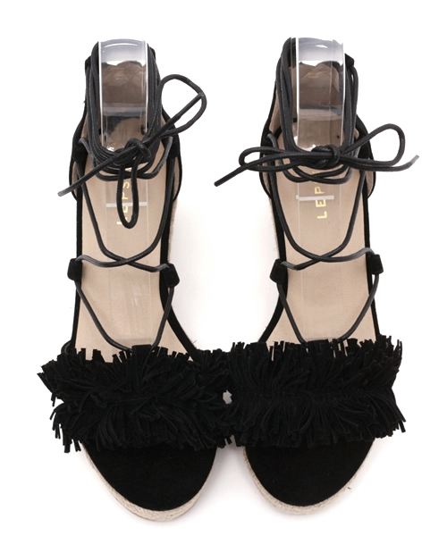 LEPSIM（レプシィム）の「レースアップジュートサンダル　724244（サンダル・レディース・ブラック系その他/ブラック/ベージュ/インディゴブルー・MEDIUM/SMALL/LARGE）」の8枚目の写真