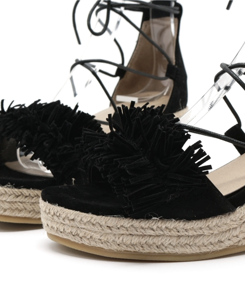 LEPSIM（レプシィム）の「レースアップジュートサンダル　724244（サンダル・レディース・ブラック系その他/ブラック/ベージュ/インディゴブルー・MEDIUM/SMALL/LARGE）」の9枚目の写真