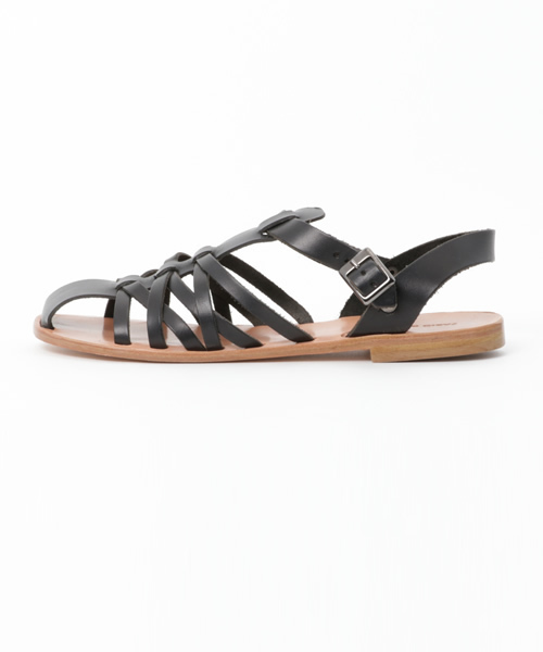 la jeune Boutique(ラジュンヌブティック)の「Fabio rusconi / 編み上げサンダル(サンダル・レディース・その他/ブラック・37)」の3枚目の写真