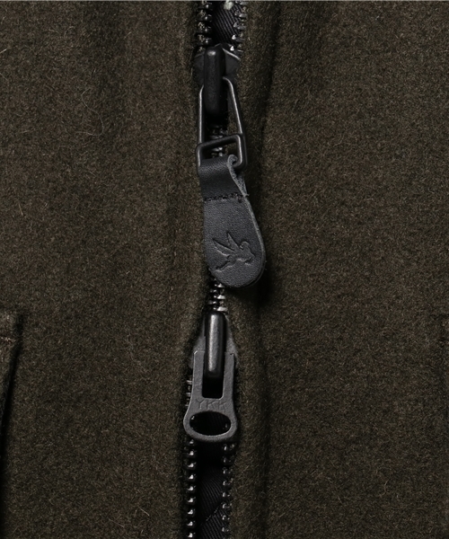 SPIEWAK（スピーワック）の「SPIEWAK G-1 BOMBER MELTON WOOL 24 / スピワック（ブルゾン・メンズ・オリーブ・LARGE/X-SMALL/SMALL/MEDIUM）」の8枚目の写真