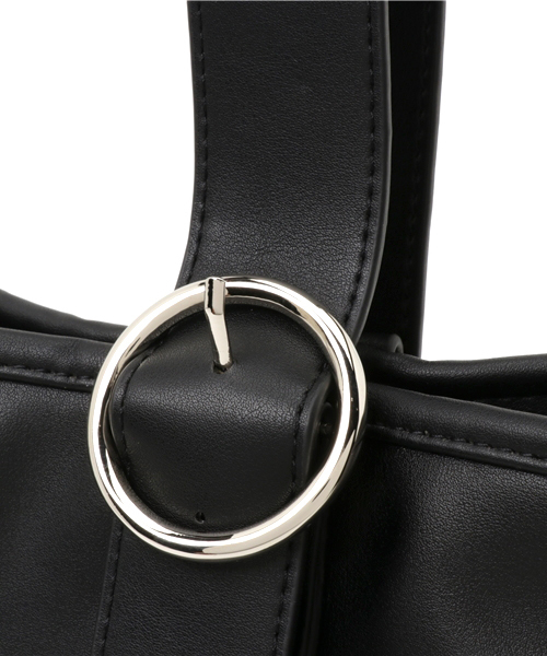 MOUSSY（マウジー）の「ONE HANDLE BAG（ショルダーバッグ・レディース・キャメル/ブラック/ピンク・FREE）」の6枚目の写真