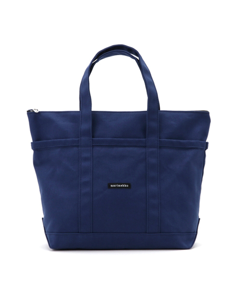 marimekko（マリメッコ）の「CANVAS BAG / UUSI MINI MATKURI（トートバッグ・レディース・ブルー/ネイビー/ブラック/ライトブルー/オレンジ・FREE）」の4枚目の写真