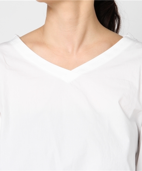 UNRELISH（アンレリッシュ）の「ボリュームスリーブブラウス（シャツ/ブラウス・レディース・ホワイト/ピンク・MEDIUM）」の6枚目の写真