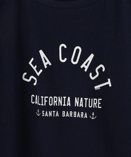 coen（コーエン）の「マリンプリントTシャツ（Tシャツ/カットソー・レディース・ホワイト/ネイビー・LARGE/MEDIUM）」の12枚目の写真
