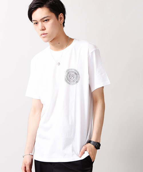 WEGO(ウィゴー)の「WEGO/ワンポイントプリントTシャツ(Tシャツ/カットソー・メンズ・その他6/その他1/その他2/その他3/その他5/その他4・LARGE/MEDIUM)」の3枚目の写真