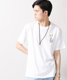 WEGO/ワンポイントプリントTシャツ