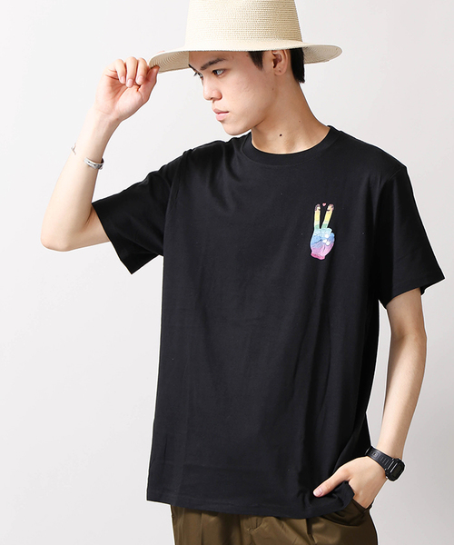 WEGO(ウィゴー)の「WEGO/ワンポイントプリントTシャツ(Tシャツ/カットソー・メンズ・その他6/その他1/その他2/その他3/その他5/その他4・LARGE/MEDIUM)」の6枚目の写真