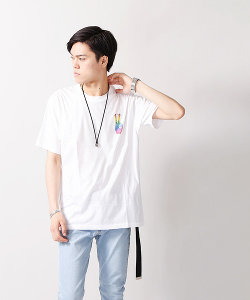 WEGO(ウィゴー)の「WEGO/ワンポイントプリントTシャツ(Tシャツ/カットソー・メンズ・その他6/その他1/その他2/その他3/その他5/その他4・LARGE/MEDIUM)」の20枚目の写真