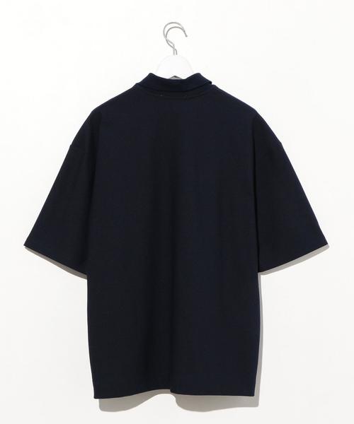 green label relaxing(グリーンレーベルリラクシング)の「『BRACTMENT(ブラクトメント)』 ビッグポロシャツ 5SL ◆(ポロシャツ・メンズ・ホワイト/ベージュ/ネイビー・40/38/36)」の9枚目の写真