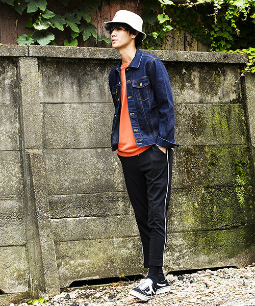 WEGO（ウィゴー）の「WEGO/ストレッチデニムジャケット（デニムジャケット・メンズ・ブラック/ダークインディゴブルー/ライトインディゴブルー・SMALL/MEDIUM/LARGE）」の18枚目の写真