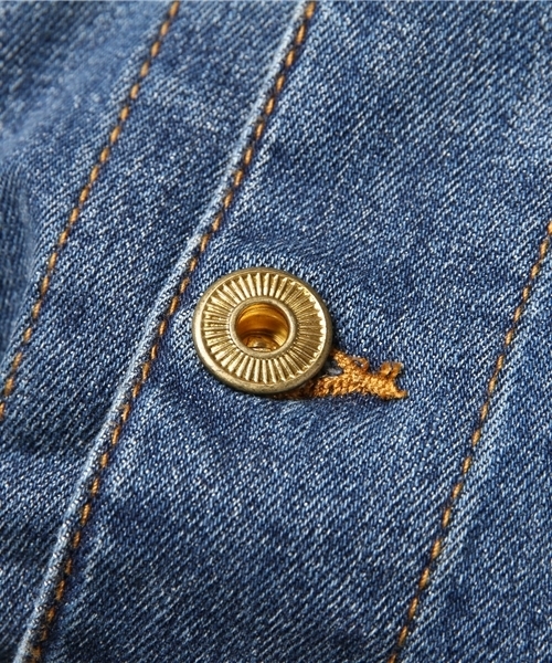 WEGO（ウィゴー）の「WEGO/ストレッチデニムジャケット（デニムジャケット・メンズ・ブラック/ダークインディゴブルー/ライトインディゴブルー・SMALL/MEDIUM/LARGE）」の13枚目の写真