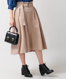 WEGO/リングベルトイレヘムミディスカート