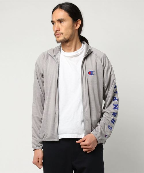 Champion(チャンピオン)の「【Champion/チャンピオン】メンズ DRY GRID ジップジャケット TRAINING(その他アウター・メンズ・ネイビー/ブラック/グレー・MEDIUM/LARGE/X-LARGE)」の1枚目の写真