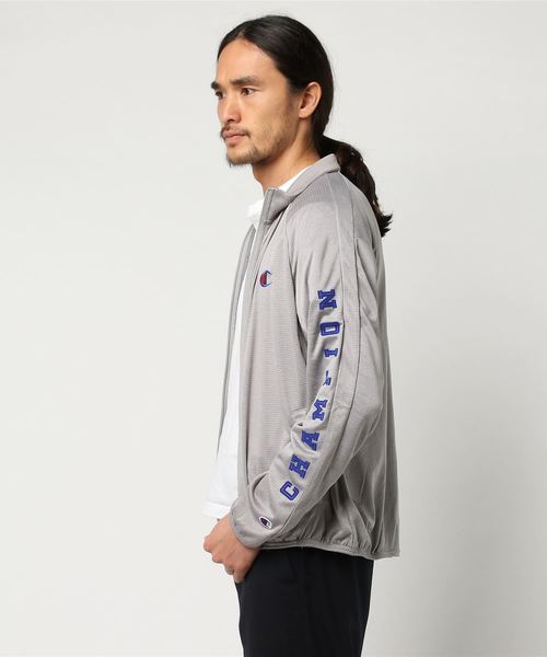 Champion(チャンピオン)の「【Champion/チャンピオン】メンズ DRY GRID ジップジャケット TRAINING(その他アウター・メンズ・ネイビー/ブラック/グレー・MEDIUM/LARGE/X-LARGE)」の4枚目の写真