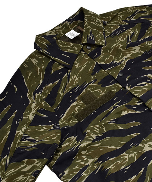 HOUSTON（ヒューストン）の「【HOUSTON】COACH JACKET/ナイロン　コーチジャケット（ナイロンジャケット・メンズ・その他/ウッド/オリーブドラブ/その他1/ブラック・LARGE/MEDIUM/X-LARGE）」の5枚目の写真