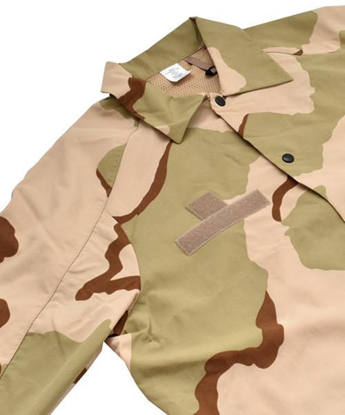 HOUSTON（ヒューストン）の「【HOUSTON】COACH JACKET/ナイロン　コーチジャケット（ナイロンジャケット・メンズ・その他/ウッド/オリーブドラブ/その他1/ブラック・LARGE/MEDIUM/X-LARGE）」の4枚目の写真