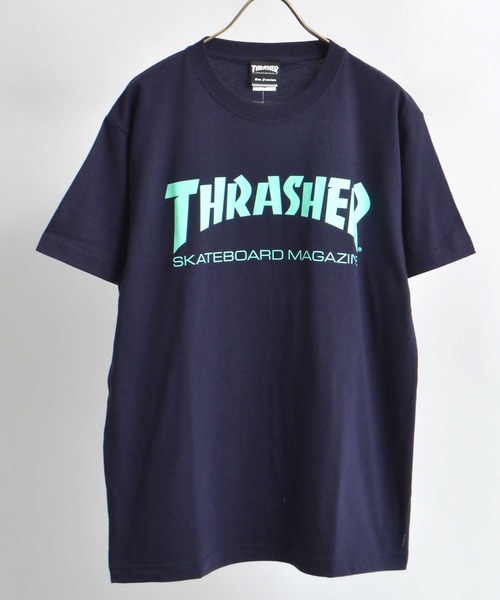 THRASHER(スラッシャー)の「THRASHER MAG Logoプリント S/S Tシャツ(Tシャツ/カットソー・メンズ・ブラック/ネイビー/ホワイト/パープル/ブラック系その他/レッド/ライトブルー/ピンク/オレンジ/ラベンダー/ホワイト×パープル/ネイビー×ホワイト/ホワイト×グリーン/ブルー系その他/バーガンディー/オレンジ系その他/ロイヤルブルー/グリーン/パープル系その他/オレンジ系その他2・M/L/XL/S)」の9枚目の写真