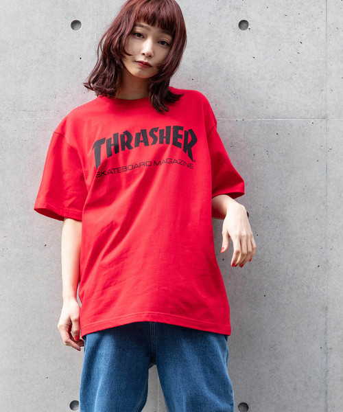 THRASHER(スラッシャー)の「THRASHER MAG Logoプリント S/S Tシャツ(Tシャツ/カットソー・メンズ・ブラック/ネイビー/ホワイト/パープル/ブラック系その他/レッド/ライトブルー/ピンク/オレンジ/ラベンダー/ホワイト×パープル/ネイビー×ホワイト/ホワイト×グリーン/ブルー系その他/バーガンディー/オレンジ系その他/ロイヤルブルー/グリーン/パープル系その他/オレンジ系その他2・M/L/XL/S)」の16枚目の写真