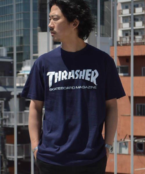 THRASHER(スラッシャー)の「THRASHER MAG Logoプリント S/S Tシャツ(Tシャツ/カットソー・メンズ・ブラック/ネイビー/ホワイト/パープル/ブラック系その他/レッド/ライトブルー/ピンク/オレンジ/ラベンダー/ホワイト×パープル/ネイビー×ホワイト/ホワイト×グリーン/ブルー系その他/バーガンディー/オレンジ系その他/ロイヤルブルー/グリーン/パープル系その他/オレンジ系その他2・M/L/XL/S)」の12枚目の写真
