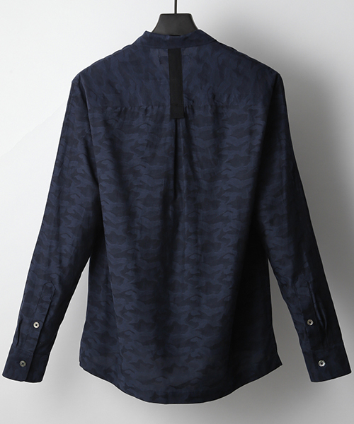 junhashimoto(ジュンハシモト)の「PULLOVER SHIRTS(シャツ/ブラウス・メンズ・ネイビー/カーキ・2/4/5/3)」の6枚目の写真