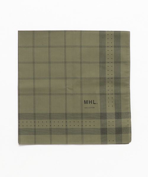 MHL.（エムエイチエル）の「MHL PRINTED SCARF（ストール/ショール・レディース・ブラック/ブラウン/カーキ・FREE）」の3枚目の写真