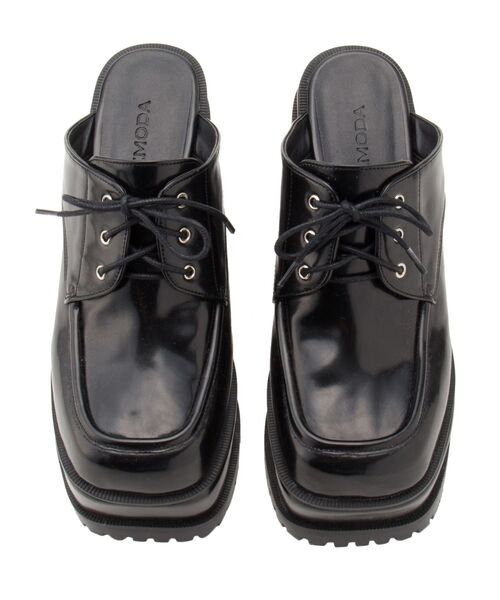 EMODA(エモダ)の「Wソールバルキーサボ(ローファー・レディース・ブラック/キャメル・SMALL/MEDIUM/LARGE)」の11枚目の写真