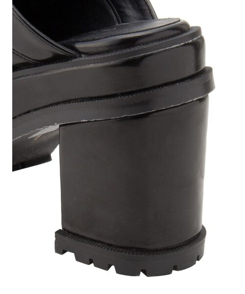 EMODA(エモダ)の「Wソールバルキーサボ(ローファー・レディース・ブラック/キャメル・SMALL/MEDIUM/LARGE)」の7枚目の写真