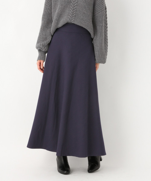 A part by（アパートバイ）の「TRチェックフレアロングスカート 802068（スカート・レディース・ベージュ/ネイビー/ベージュ系その他/ブルー系その他・MEDIUM/LARGE）」の3枚目の写真