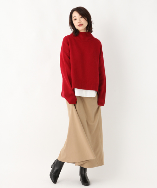 A part by（アパートバイ）の「TRチェックフレアロングスカート 802068（スカート・レディース・ベージュ/ネイビー/ベージュ系その他/ブルー系その他・MEDIUM/LARGE）」の19枚目の写真