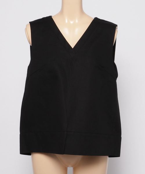 MOUSSY（マウジー）の「PRIPERA V N/S TOPS（タンクトップ・レディース・ベージュ/オレンジ/ブラック・FREE）」の6枚目の写真