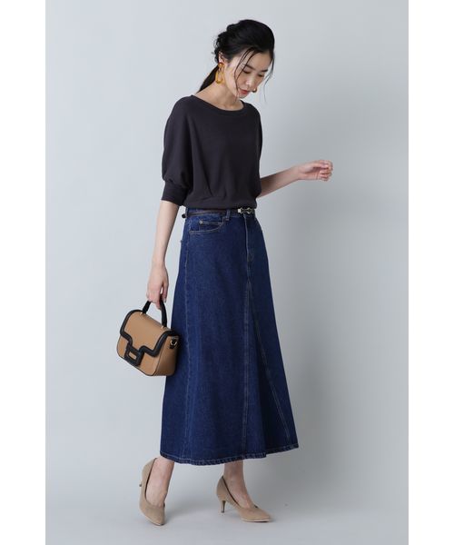 NATURAL BEAUTY BASIC（ナチュラルビューティーベーシック）の「ワッフルプルオーバー（Tシャツ/カットソー・レディース・パープル/オフホワイト/グレー系その他・MEDIUM）」の15枚目の写真