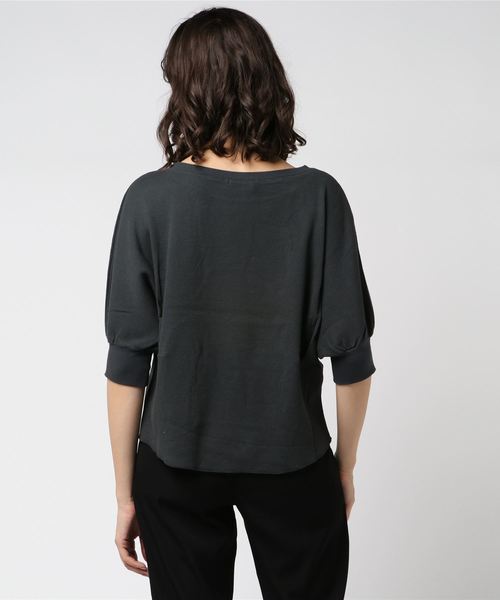 NATURAL BEAUTY BASIC（ナチュラルビューティーベーシック）の「ワッフルプルオーバー（Tシャツ/カットソー・レディース・パープル/オフホワイト/グレー系その他・MEDIUM）」の5枚目の写真