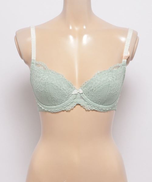 AMOSTYLE BY Triumph（アモスタイルバイトリンプ）の「シグネチャーレース AmoWish Bra ブラジャー【Eカップ】AMSTGL0047 W（ブラジャー・レディース・グリーン・E65/E70/E75）」の4枚目の写真