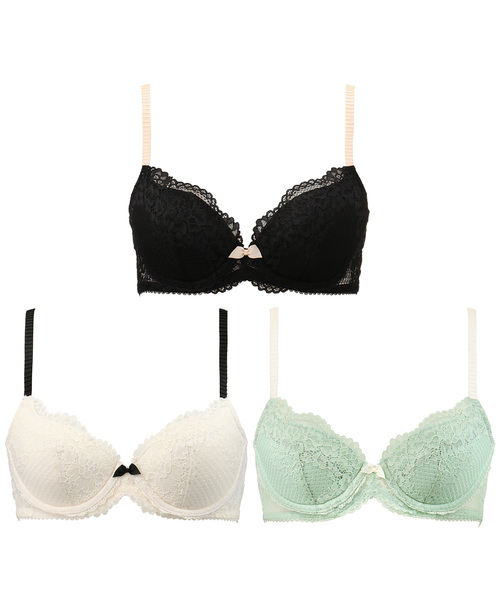 AMOSTYLE BY Triumph（アモスタイルバイトリンプ）の「シグネチャーレース AmoWish Bra ブラジャー【Eカップ】AMSTGL0047 W（ブラジャー・レディース・グリーン・E65/E70/E75）」の5枚目の写真