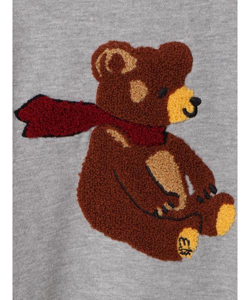 ・くまさん刺繍プルオーバー ・くまさん刺繍プルオーバー
