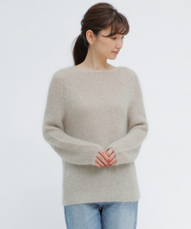 ReineⅡ モヘアボートネックプルオーバー