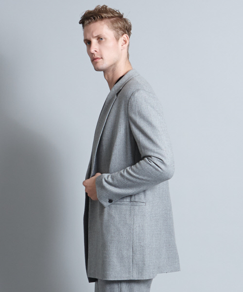 5351 POUR LES HOMMES（ゴーサンゴーイチプールオム）の「ケニーツイードロングジャケット（テーラードジャケット・メンズ・ブラック/グレー・44/46/48）」の5枚目の写真