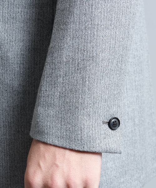 5351 POUR LES HOMMES（ゴーサンゴーイチプールオム）の「ケニーツイードロングジャケット（テーラードジャケット・メンズ・ブラック/グレー・44/46/48）」の9枚目の写真