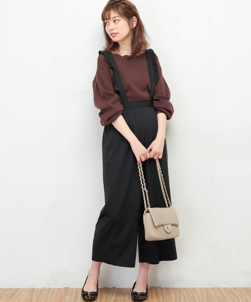 natural couture(ナチュラルクチュール)の「衿ぐりスカラップ刺繍ニット(ニット/セーター・レディース・ブラック/ブラウン/サックスブルー/アイボリー/ピンク系その他・FREE)」の16枚目の写真