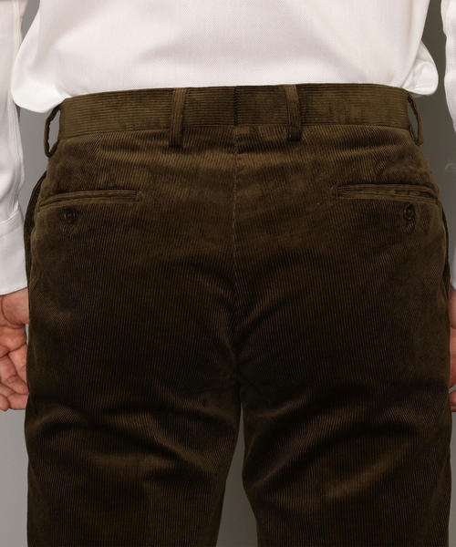 green label relaxing（グリーンレーベルリラクシング）の「[デュカ ヴィスコンティ] DUCA VISCONTI コーデュロイ RG 1プリーツ パンツ ◆（スラックス・メンズ・ブラウン/ロイヤルブルー・80ｃｍ/72cm/76ｃｍ/88ｃｍ/84ｃｍ）」の9枚目の写真