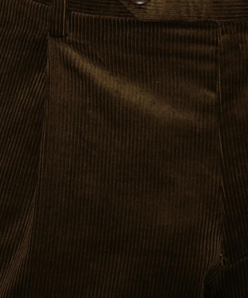 green label relaxing（グリーンレーベルリラクシング）の「[デュカ ヴィスコンティ] DUCA VISCONTI コーデュロイ RG 1プリーツ パンツ ◆（スラックス・メンズ・ブラウン/ロイヤルブルー・80ｃｍ/72cm/76ｃｍ/88ｃｍ/84ｃｍ）」の11枚目の写真