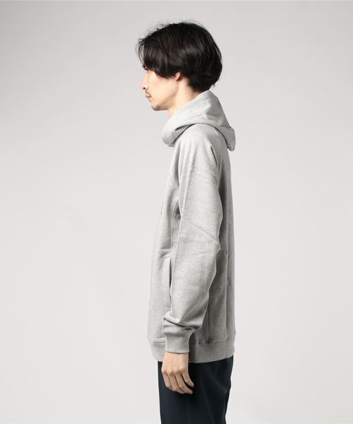 ゴースローキャラバンプルオーバー パーカー 裏起毛グレー Sサイズ go slow caravan 裏起毛フルムーンジップパーカーWEB限定