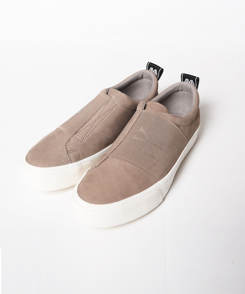 VIRGOwearworks（ヴァルゴウェアワークス）の「WIND RUBBER BELT SNEAKER（スリッポン・メンズ・ブラック/ベージュ・4/3/2/1）」の5枚目の写真