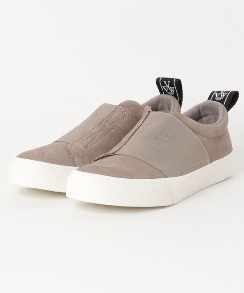 VIRGOwearworks（ヴァルゴウェアワークス）の「WIND RUBBER BELT SNEAKER（スリッポン・メンズ・ブラック/ベージュ・4/3/2/1）」の9枚目の写真