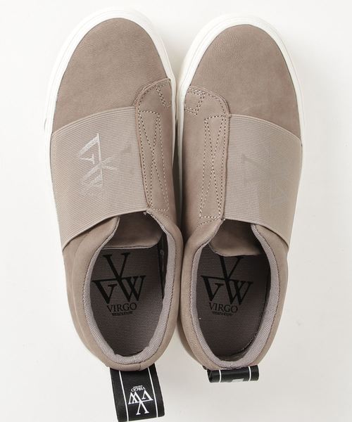 VIRGOwearworks（ヴァルゴウェアワークス）の「WIND RUBBER BELT SNEAKER（スリッポン・メンズ・ブラック/ベージュ・4/3/2/1）」の11枚目の写真