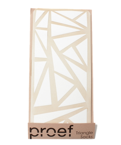 proef（プロエフ）の「【proef】Triangle socks（ソックス/靴下・レディース・レッド/ブラック/ホワイト・FREE）」の9枚目の写真